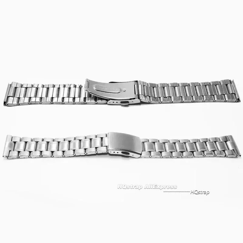 Универсальный стальной ремешок для часов с плоским концом для Seiko, ремешок из нержавеющей стали для Rolex, высококачественный мужской и женский браслет, аксессуары (art.: 3920c3f7de2ec) - 3920c3f7de2ec