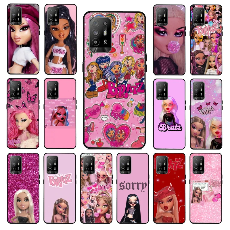 

Bratz Doll Aesthetic Phone Case for OPPO A54 A74 A94 A53S A9 A5 A15 A16 A91 A96 A76 Reno8 8Pro Reno2 Z