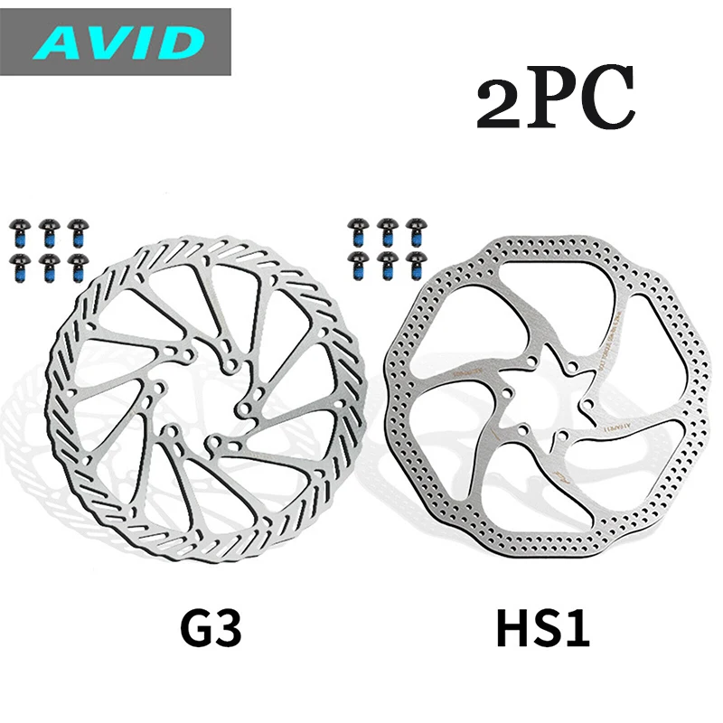 

2PC AVID Hydraulic Brake Rotor G3 HS1 Disc Brake Rotor 160/180/203mm Heat Dissipation Mountain Bike Rotors Bicycle Part