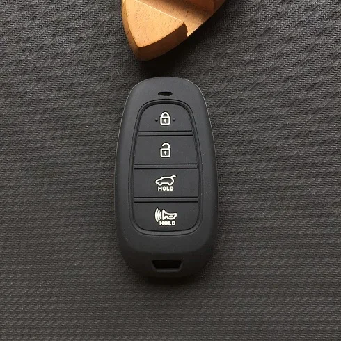 

Силиконовый чехол для автомобильных ключей Hyundai New Shengda/Ge Rui Santa Fe Ix45, чехол для автомобильных ключей с 4 кнопками