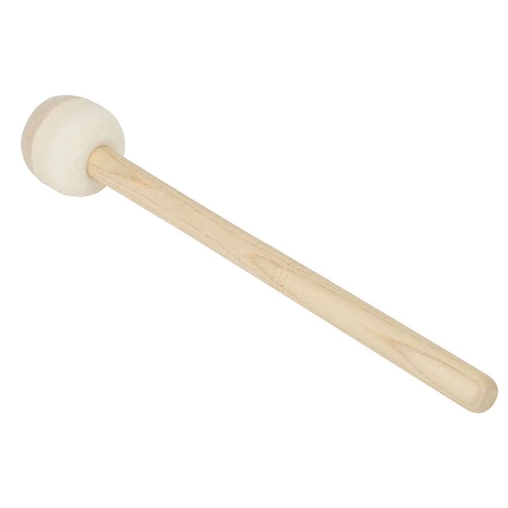 

1pc Professional Bass Drum Marching Drum Sticks Wool Felt Head Bands Musical Playing Drum Mallet Percussion Mallets 37x6x6cm