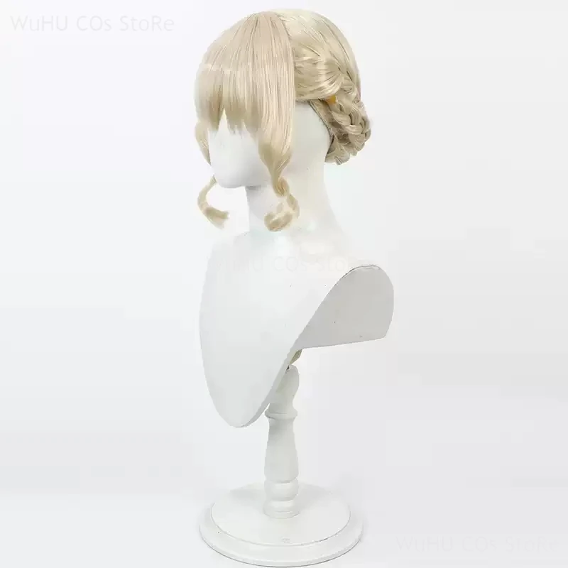 Аниме Delicious In Dungeon Косплей Чертополох Парик Золотые Волосы Лоunatic Волшебник