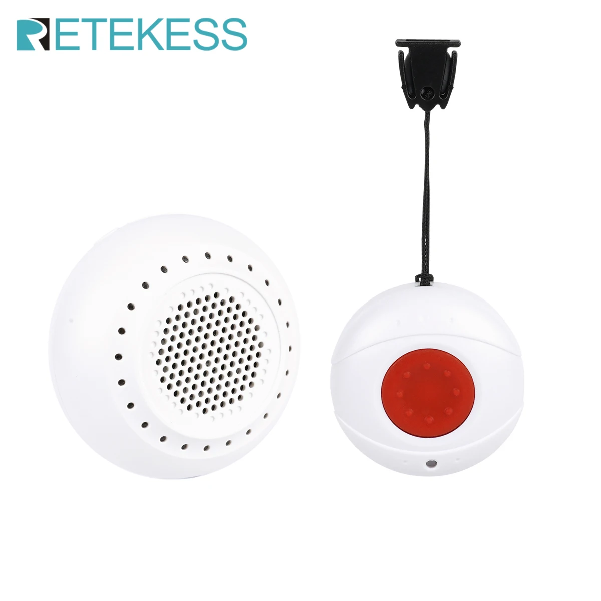 Retekess TD020 Caregiver Pager Wireless SOS Watches Call Button Nurse Medical Call Alert Patient Help System For Home Elderly