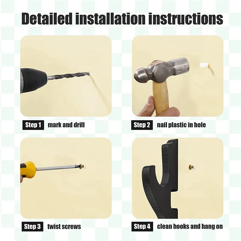 Настенное крепление для меча 2/комплект 1-уровневый крючок держатель катаны