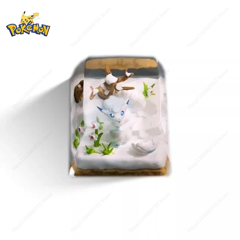 Колпачки для клавиш в стиле аниме Pokemon Pikachu Gengar прозрачные стереоскопические