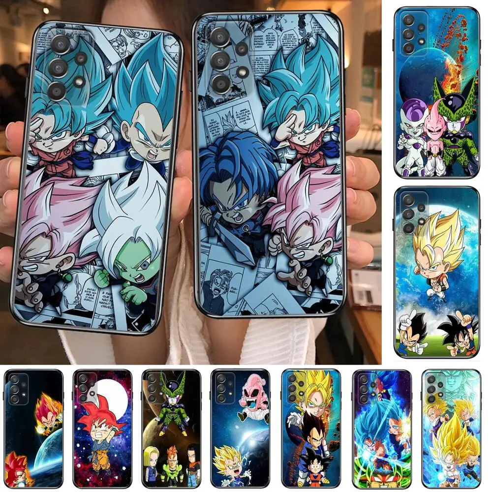 

Dragon Ball mini Cute Phone Case Hull For Samsung Galaxy A70 A50 A51 A71 A52 A40 A30 A31 A90 A20E 5G a20s Black Shell Art Cell C