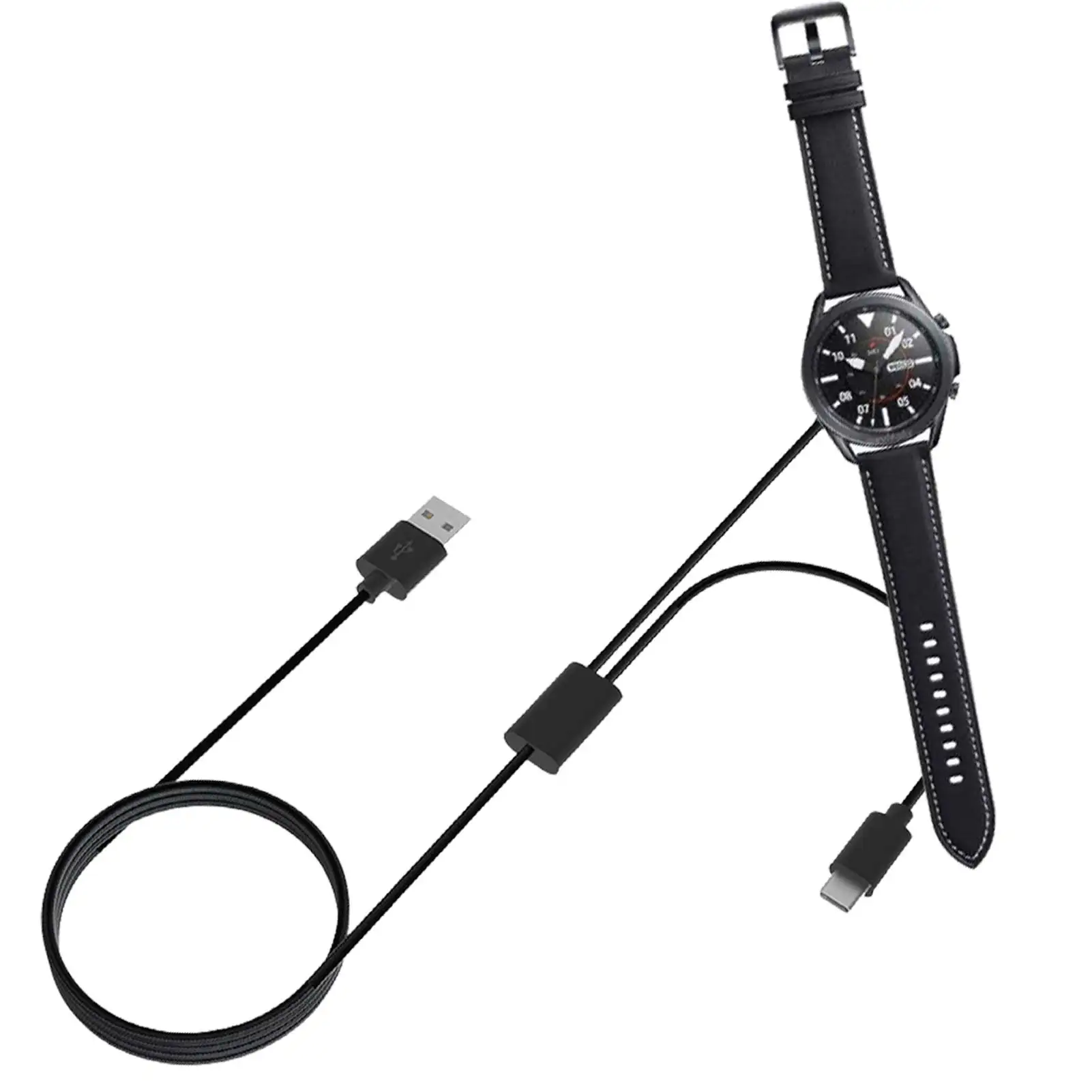 

Charging Cable For Galaxy Watch 3/4/Active 2/Active &forGalaxy Buds Plus/Live/Pro ForGalaxy S22/21/20/10 Magnet Wireless Charger