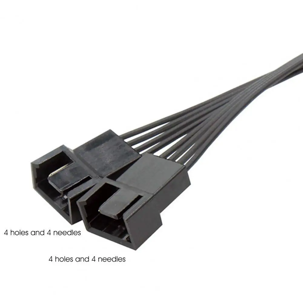

Corrosion-resistant Easy Installation 1 to 2 4 Pin PC Fan Power Cable for Computer