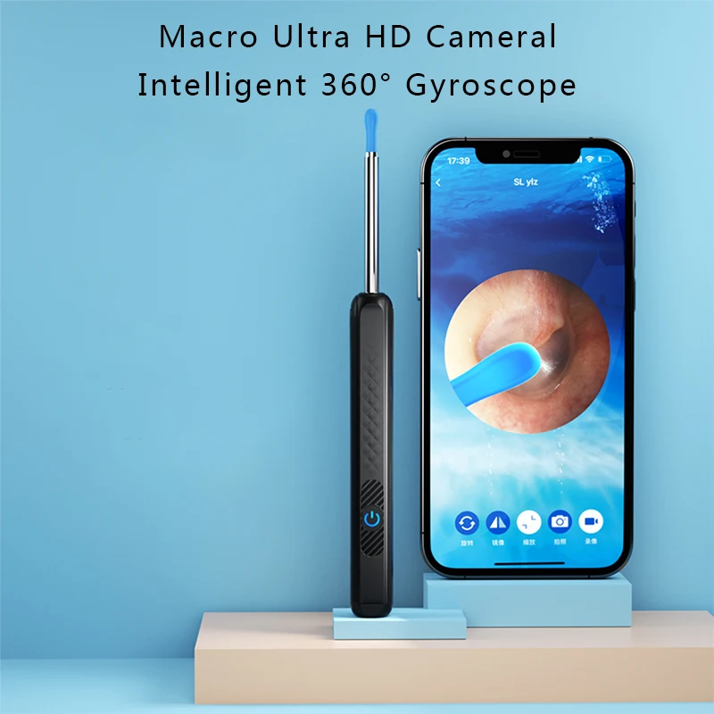 Инструмент для удаления ушной серы Средство Набор с 6-светодиодной подсветкой