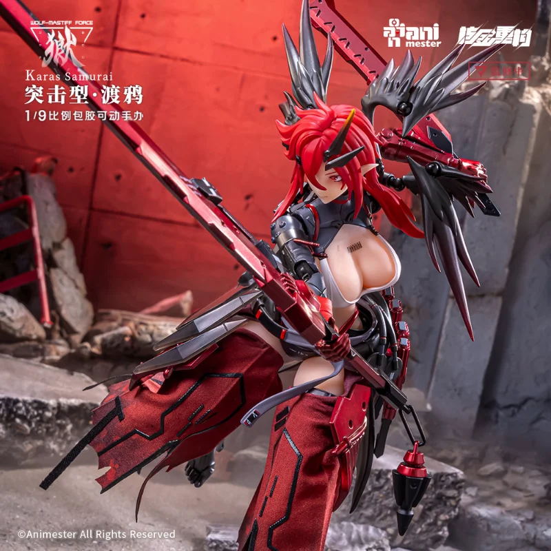 Фото В наличии: Коллекционная фигурка Daiman Takumi Wolf Dog Unit Assault Type Raven 1/9, пластиковая, с покрытием, модель для хобби, подарок №2