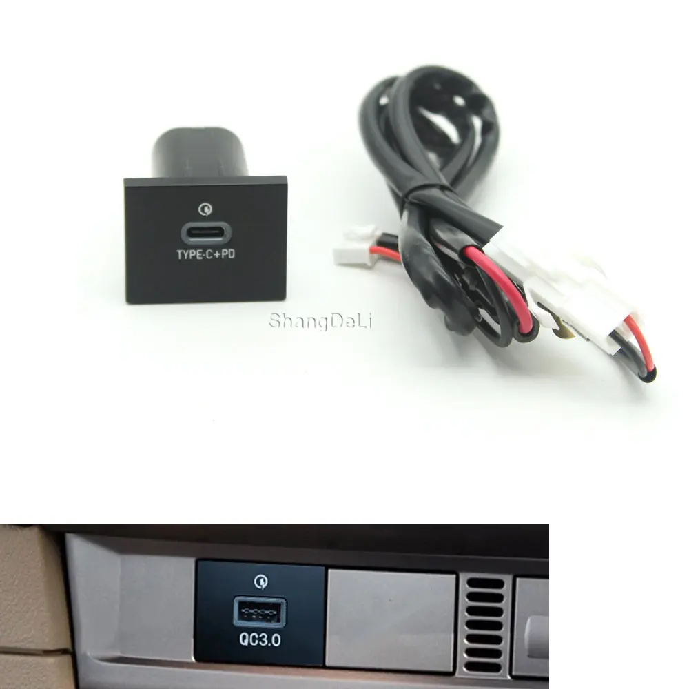

1 шт., автомобильное зарядное устройство QC3.0 с USB-портом