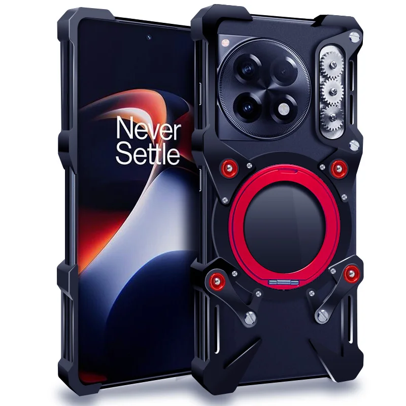 Магнитный алюминиевый металлический безрамный бампер с вращением на 360 градусов