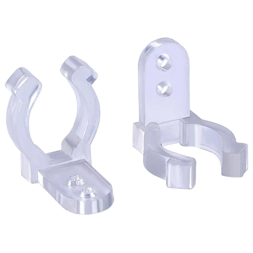 

40Pcs LED Strip Light Clip Round Transparent Plastic Cable Buckle Strip Lamp Hose Connector