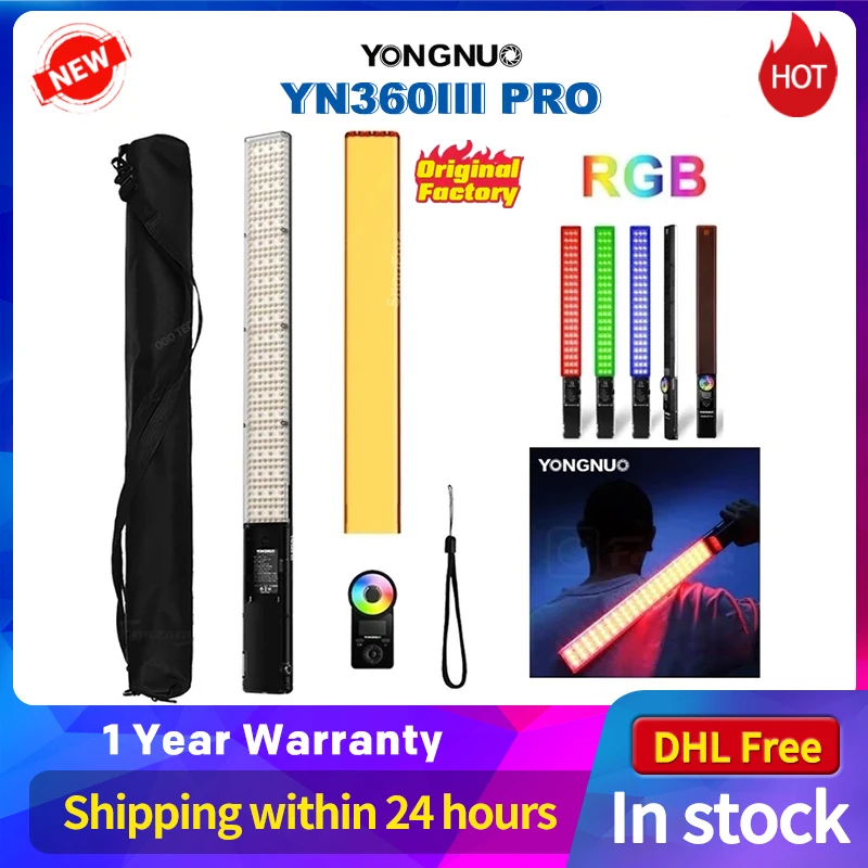 YONGNUO YN360 III PRO светодиодный ручной светильник для видеосъемки в реальном времени