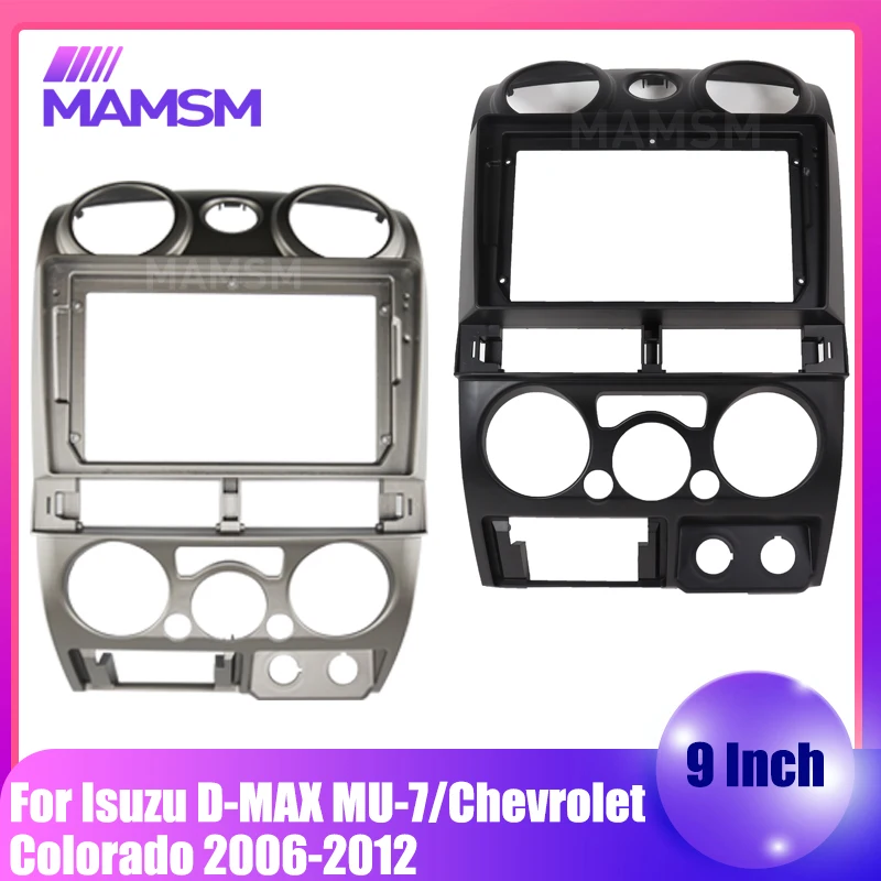 

9 inch Car radio Installation Fascias Panel For Isuzu D-MAX/MU7 Chevrolet Colorado 2001-2012 with Cable Dash Fit Dash Trim Kit