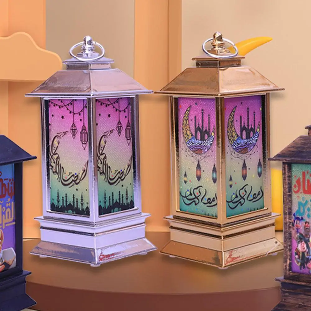 

New Eid Mubarak LED Wind Lantern Hanging Ornament Ramadan Decoration for Home Islam Muslim Festival Eid Al-Adha Gifts