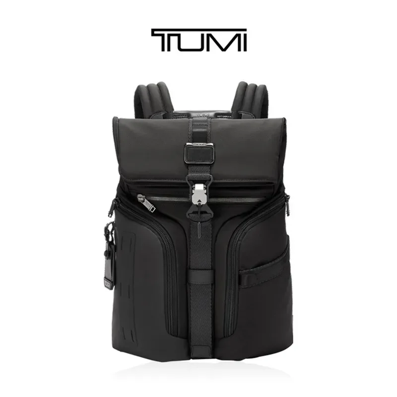 

Tumi New Backpack Men's Alpha Bravo Roll Top Casual Fashion Computer Backpack Travel Bag Laptop Bag Backpack for Students
