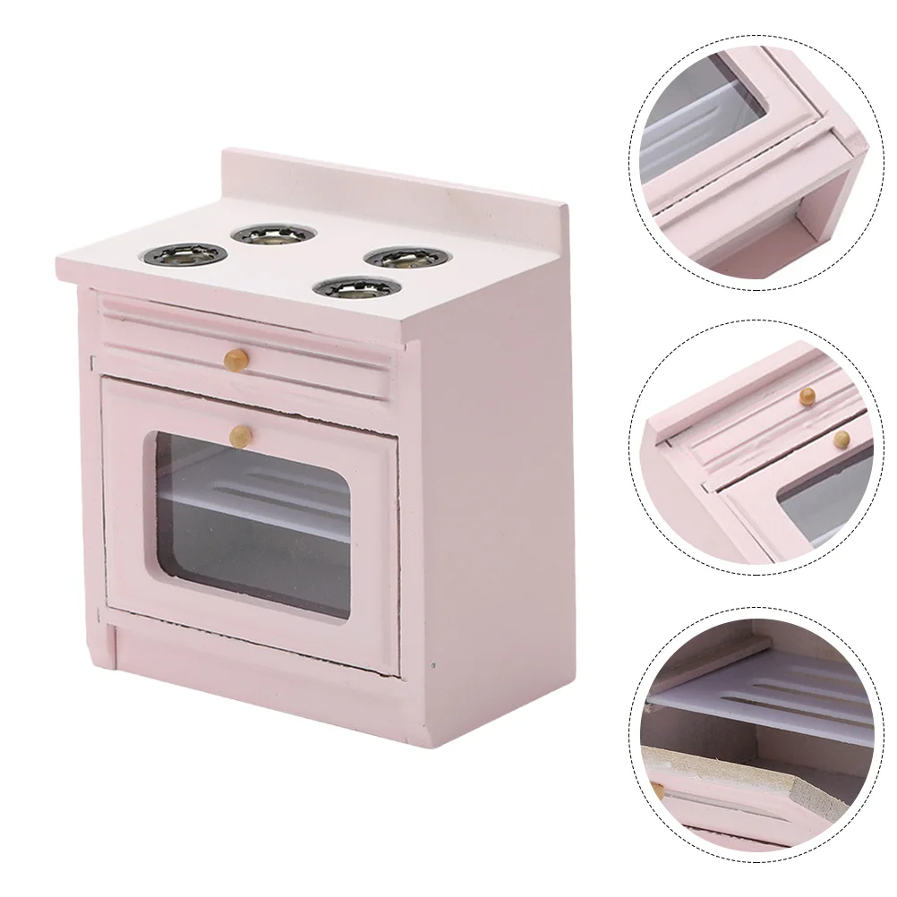 

Furniturekitchen Miniature Stove House Play Mini Pretend Gas Cooking Calico Appliance Critters Accessories Modeldoll Dolls
