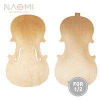 naomi 12 violin top and back solidwood unfinished violin parts for 12 violin diy violin parts accessories new