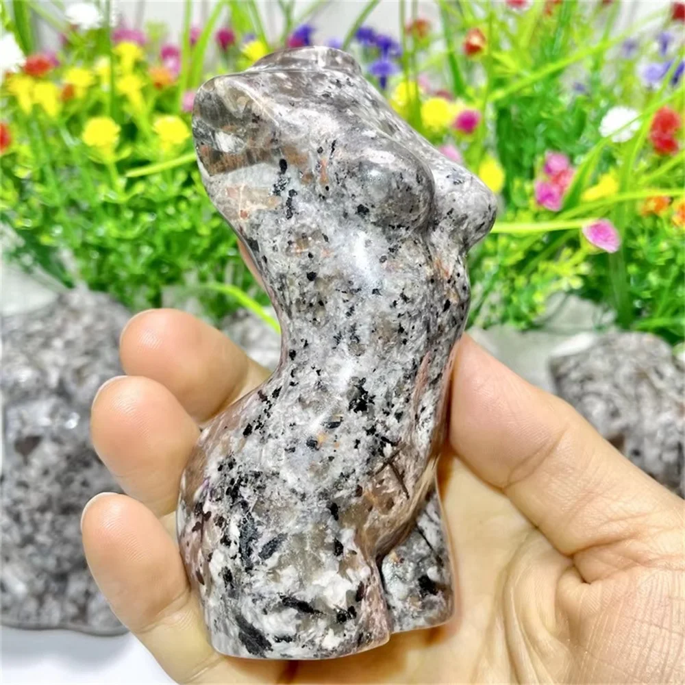 Кристаллы резные ручные поделки Yooperlite женское тело для украшения дома