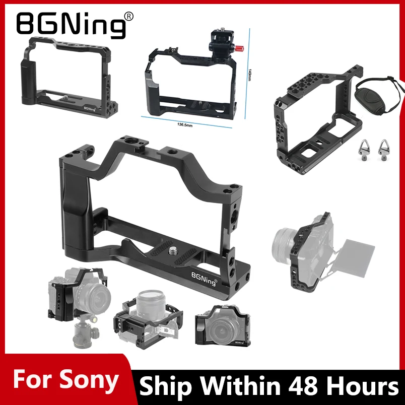 

Профессиональный защитный чехол для камеры DSLR для Sony/Canon/Fuji быстросъемная Полная Клетка с отверстием 1/4 дюйма 3/8 дюйма ARRI Холодный башмак