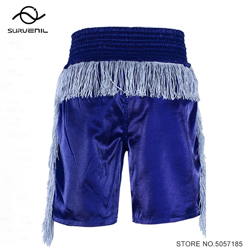Купить Personalized Boxing Shorts Men Womens Kids Tassels Satin Muay