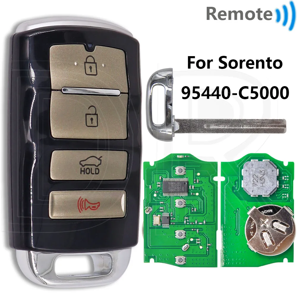 

Отличный чип ID47 433 МГц 95440-C5500 95440-F6000 95440-F6100 бесконтактный смарт-автомобильный дистанционный ключ для Kia Cadenza 2016-2019 Sorento 2019