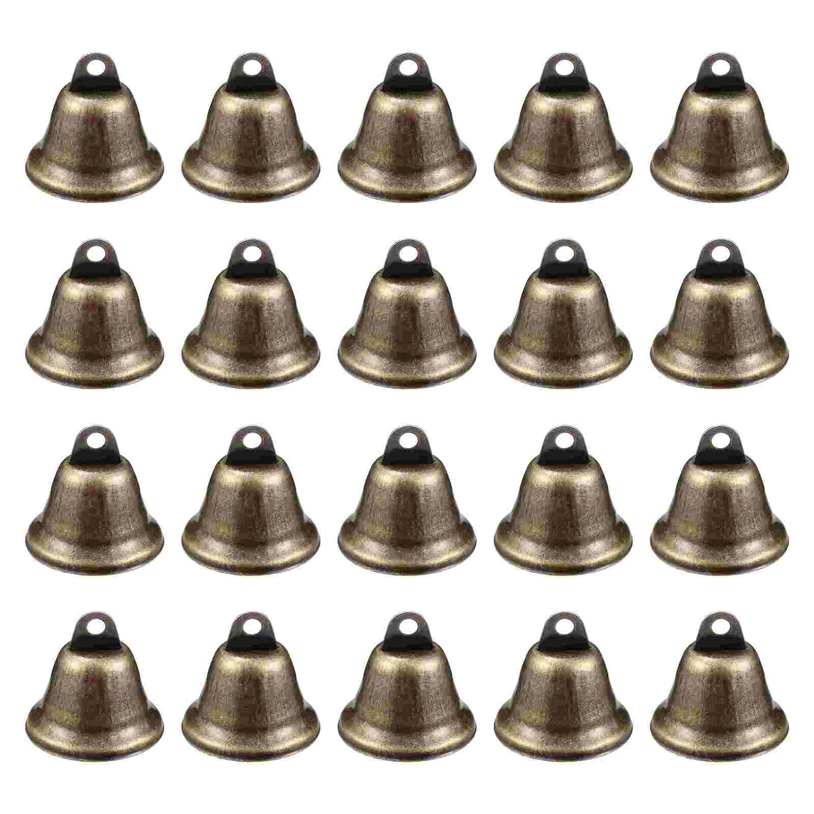 

Supvox 20pcs 38mm Brass Bells Metal Hand Bells with Crisp Sound Hanging Bell Pendants for Party Decoration