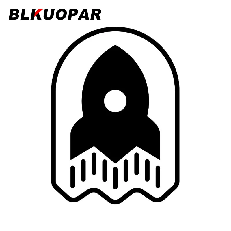 

BLKUOPAR Rocket Icon Car Sticker Waterproof Funny Graphics Fashionable Creative Sunscreen Occlusion Scratch Car Door Protector