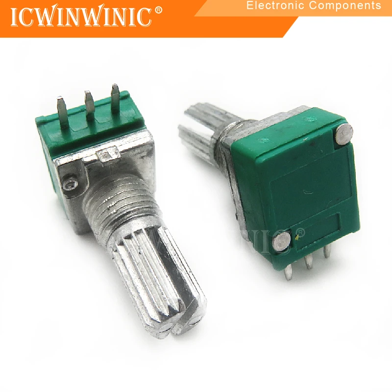 5 шт. трехногий RK097N одиночный потенциометр B250K аудио/усилителя