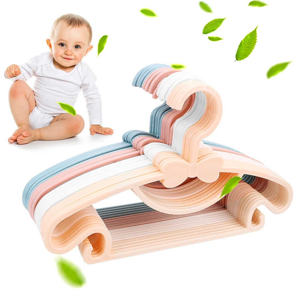 

5 шт., пластиковые вешалки для детской одежды