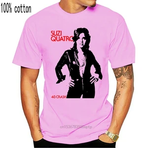 Man Clothing Suzi Quatro 48 Crash Hard Rock Sweet Nazareth Slade Smokie New White T Shirt