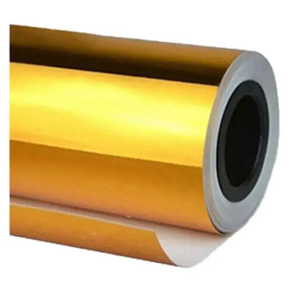 

Chrome Mirror Vinyl Film Wrap Sticker Decal Stretchable Reflective 152x20cm gold