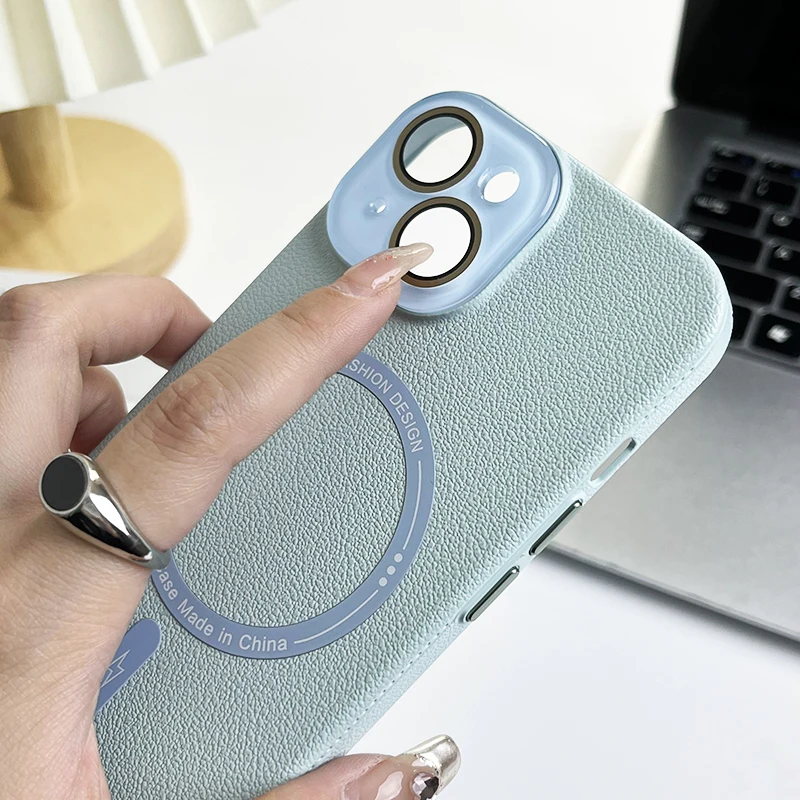 Магнитный чехол с беспроводной зарядкой для iPhone 15 14 Plus 13 12 Pro Max