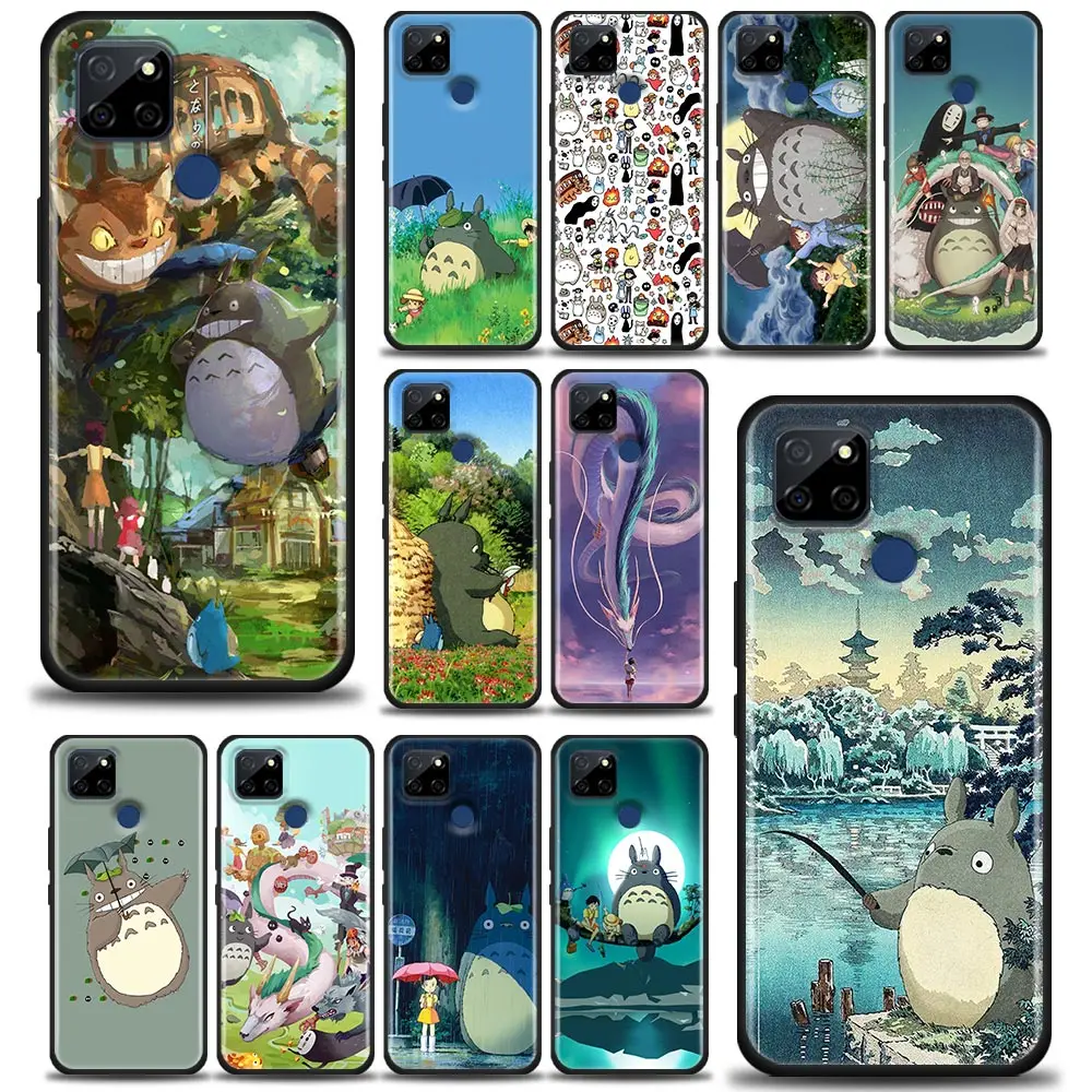 

Funda For Oppo A52 A53 A72 A94 Reno 5 5G 3 4 6 Case For Realme C21Y C25 C12 C11 Cases Cover Totoro Anime Studio Ghibli Miyazaki