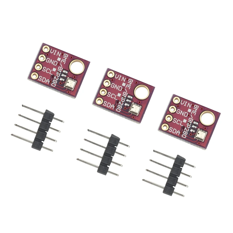 

3PCS BME280 5V Digital Sensor Temperature Humidity Barometric Pressure Sensor Module I2C SPI BME280 Sensor Module