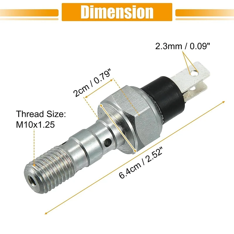 Brake Pressure Switch Pressure Switch Car Pressure Switch For Polaris RGR RZR Ranger 900 800 500 400 570 4012981 (art.: 3920ca7477784) - 3920ca7477784