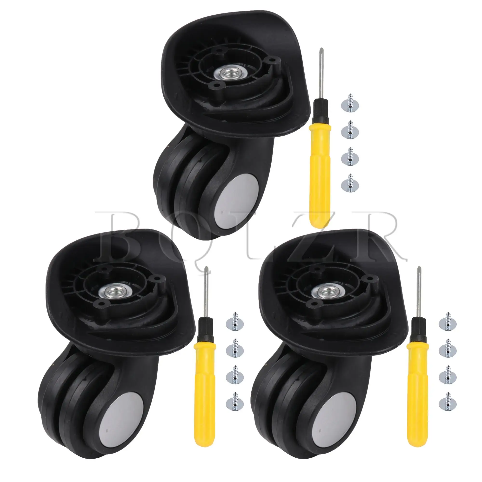 BQLZR 3 шт. чемодан Поворотное Колесо запасные части 1/4 