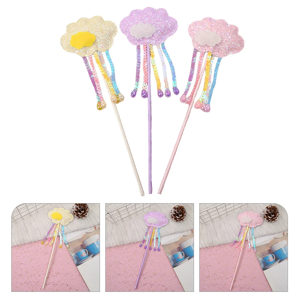 

3Pcs Birthday Party Decoration Girls Fairy Wand Fairy Wand With Tassel Birthday Party Favors Kids Fairy Wand