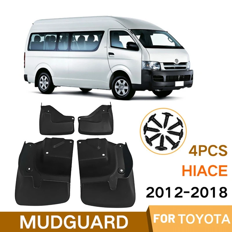 Car Mudflapor For Toyota Hiace Fender Mud Guard Flap Splash Flaps Mudguards Accessories