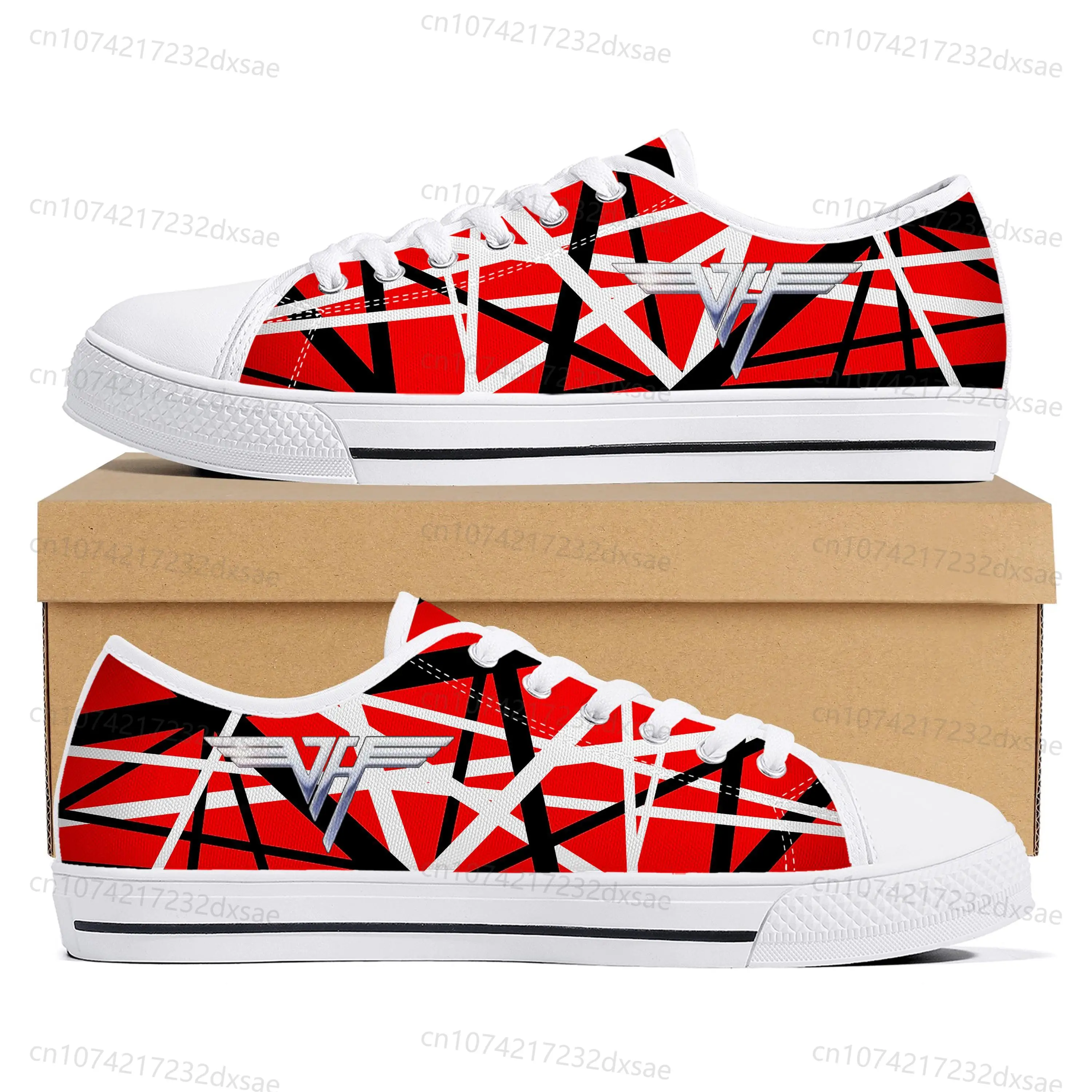 

Van Evh 5150 Stripes Halen Low Top High Quality Sneakers Mens Women Teenager Canvas Sneaker 1984 Casual Couple Shoes Custom Shoe