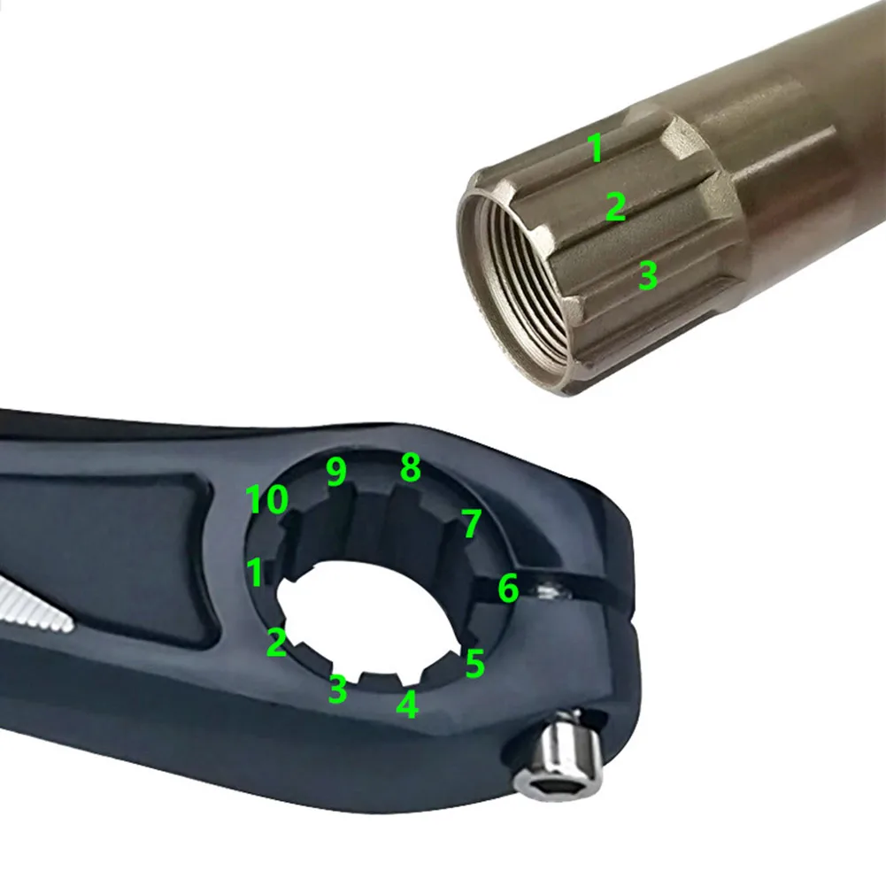 

1pc MTB Bike Crank Arm Aluminum Alloy 170mm 10T Left Hand Crankset For SHIMAN0 SR AM Mountain Bicycle Cycling Parts