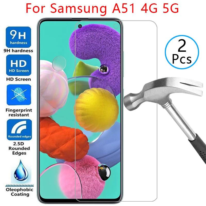 

Чехол из закаленного стекла для samsung a51, чехол для galaxy a 51, 51a, 4g, искусственная кожа, чехол для телефона, samsung ga51, galaxya51