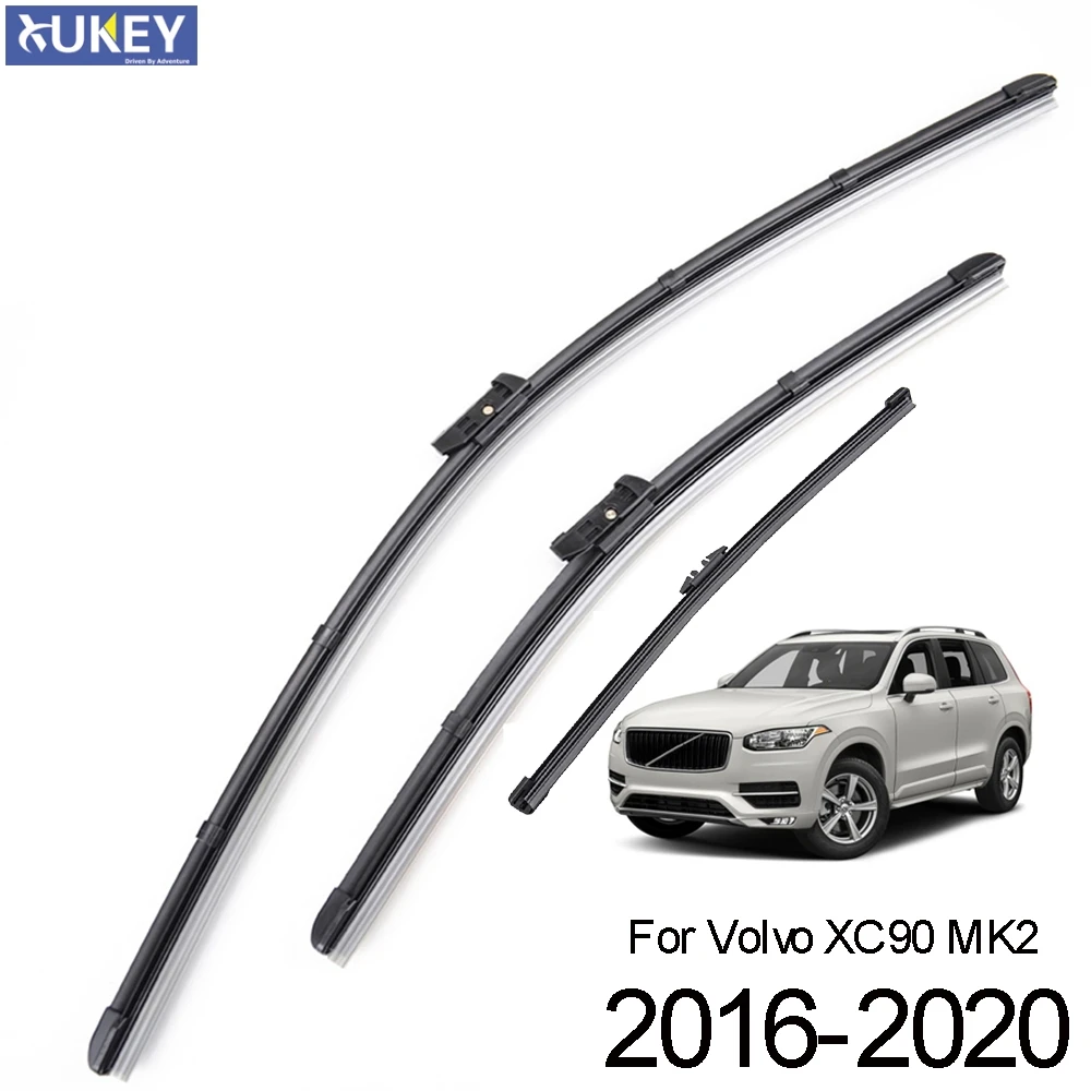 

Xukey 3 шт. набор щеток стеклоочистителя переднего и заднего стекла для Volvo XC90 MK2 2020 2019 2018 2017 2016 24 "20" 14"