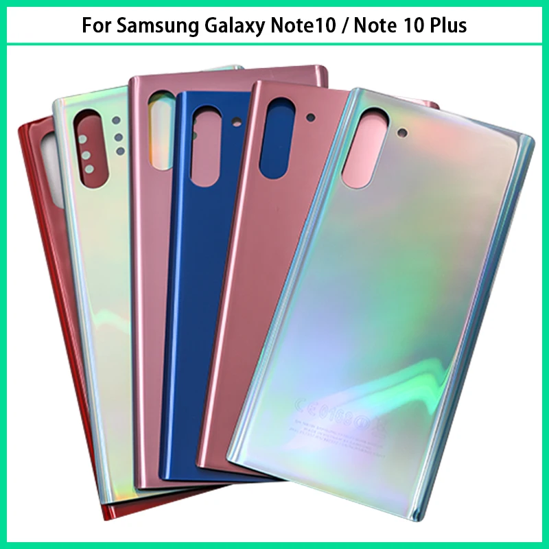 Для Samsung Galaxy Note10 N970F Задняя крышка батареи 3D стеклянная панель Note 10 Plus N975F задняя