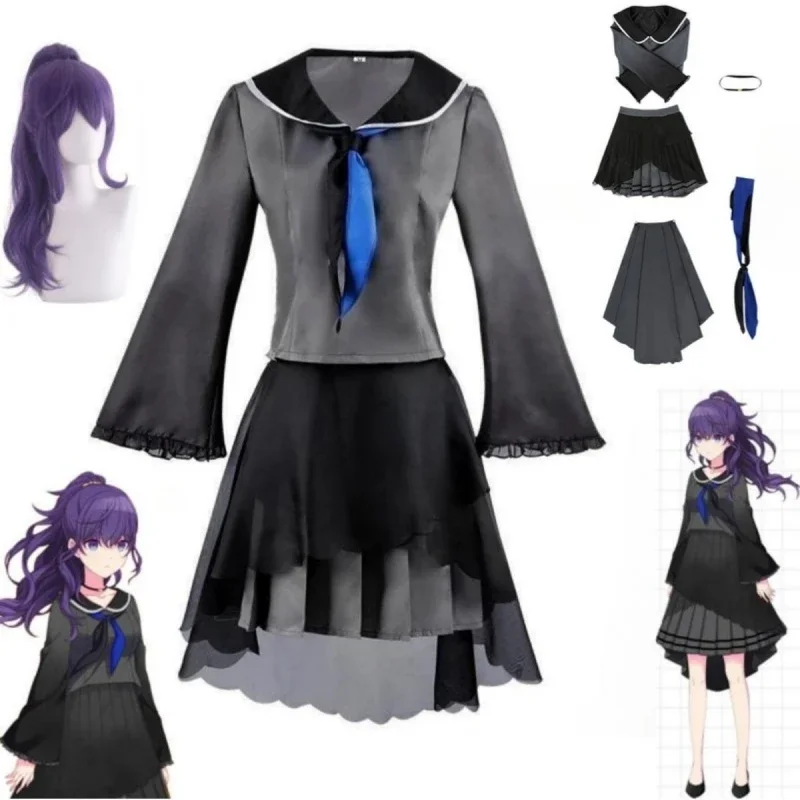 Проект косплея секай красочная сцена! Костюм на Хэллоуин из Акиямы Мизуки изаки
