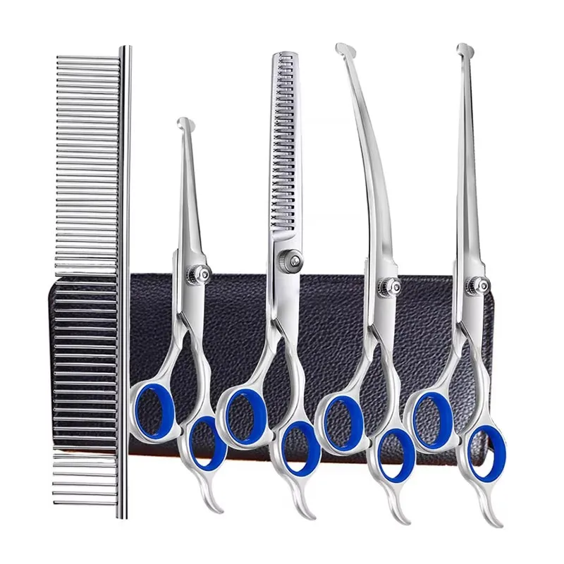 Ножницы для ухода за домашними животными из нержавеющей стали профессиональные