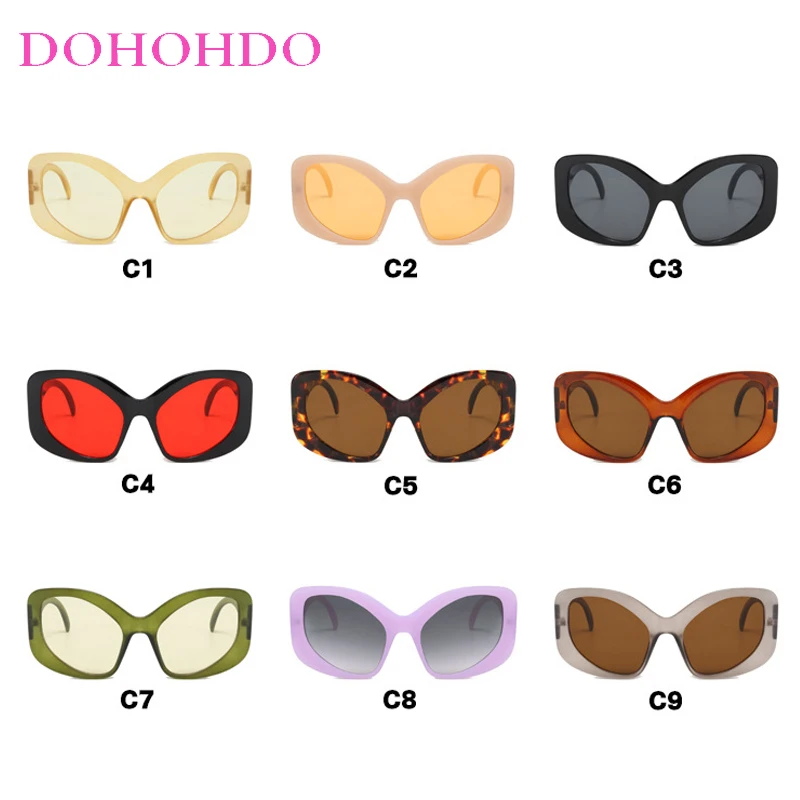 DOHOHDO солнцезащитные очки кошачий глаз женские новые роскошные брендовые