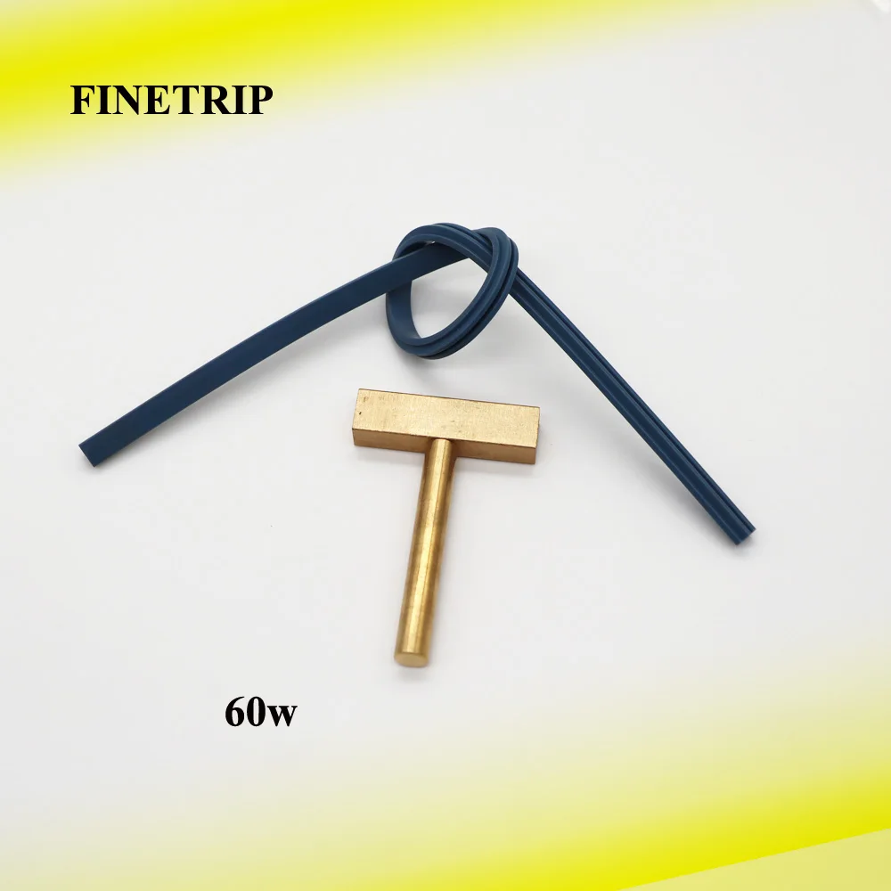 

FINETRIP 30 Вт, 60 Вт, 40 Вт, паяльник с Т-образной головкой, медными Т-образными наконечниками или резиновым кабелем, горячий пресс для ремонта пиксельного гибкого кабеля с ЖК-экраном