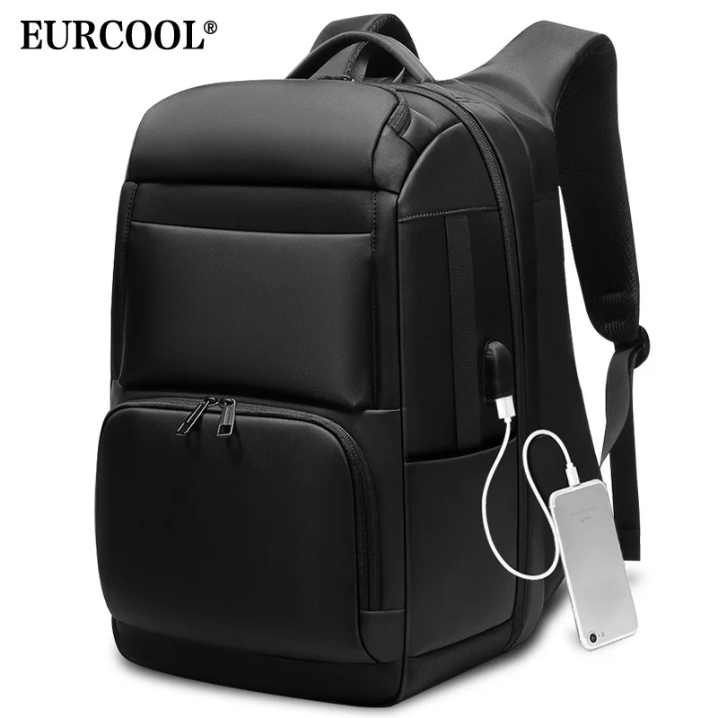 

Многофункциональный вместительный рюкзак для мужчин, мужские сумки с USB-портом для зарядки, школьные ранцы для ноутбука
